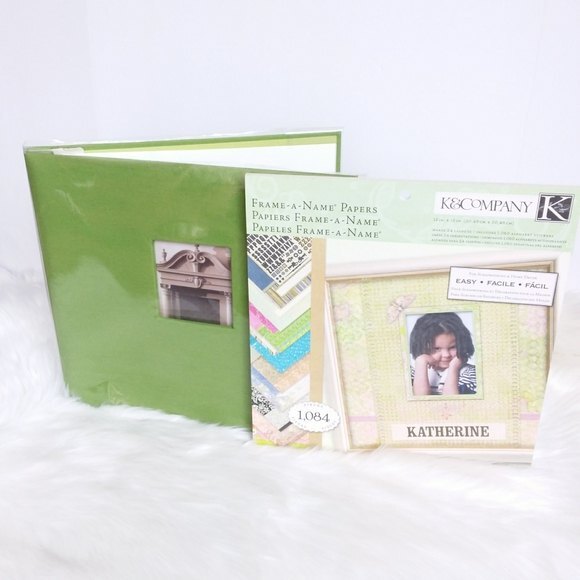 Scrapbook 12 x 12 & Frame A Name Papers 12 x 12 - Picture 1 of 12
